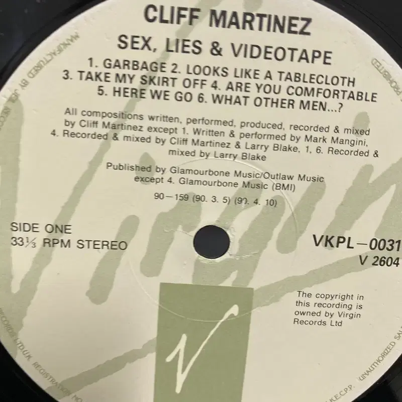 CLIFF MARTINEZ LP / AA2367