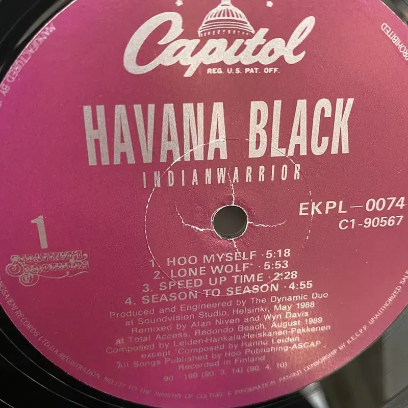 HAVANA BLACK LP / AA2648