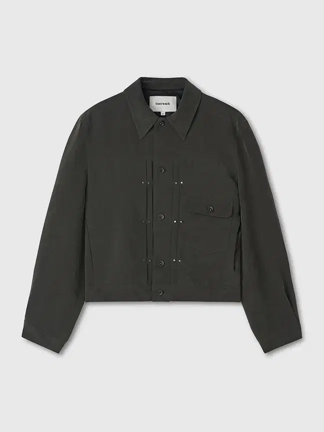 [L] Tony Weck 24ss Draped Tucker Jacket Olive