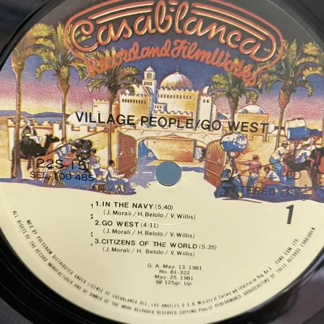 VILLAGE PEOPLE  LP / AA1015