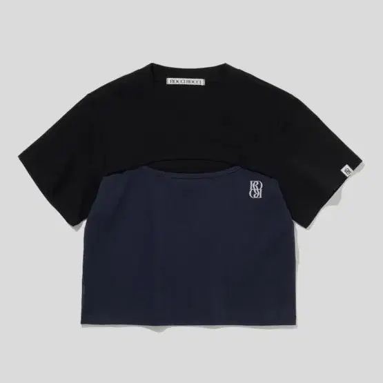 로씨로씨 Classic Symbol Cutout Crop T-shirt