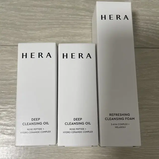 헤라 클렌징 오일 50mL 2개 & 클렌징 폼 50g