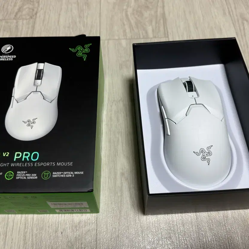 Razer Viper v2 pro White 풀박