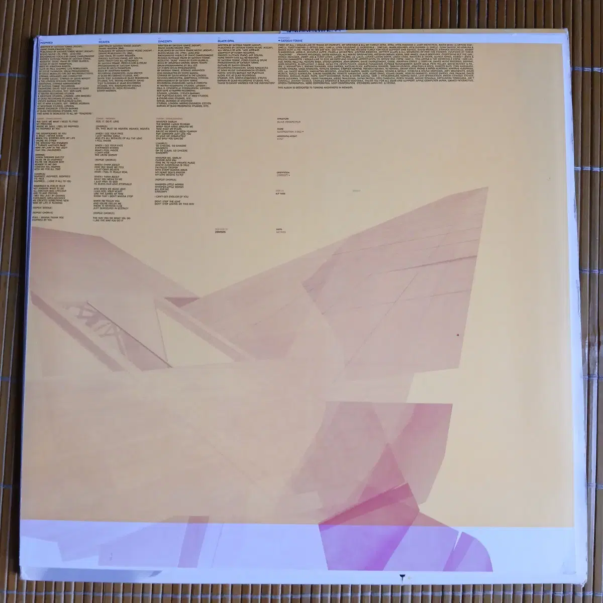 Lp중고 DJ SATOSHI TOMIIE -FULL LICK 3LP 음반