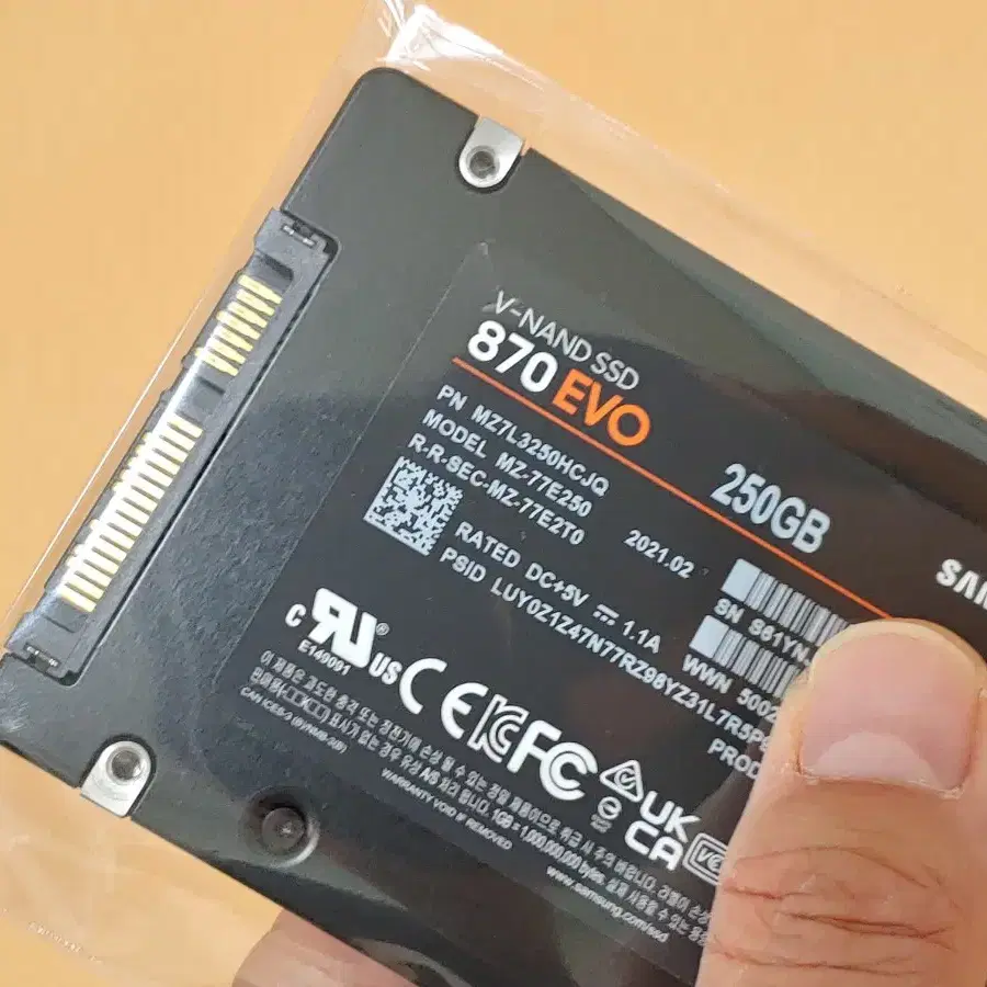 삼성 870 EVO SATA 2.5인치 SSD 250GB (국내정품)