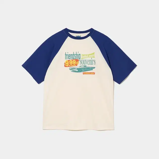 가격내림)SOUVENIRS TEE-BLUE