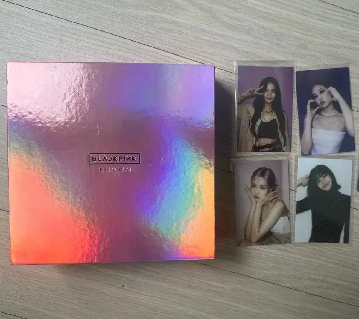 Black Pink album and Photocard