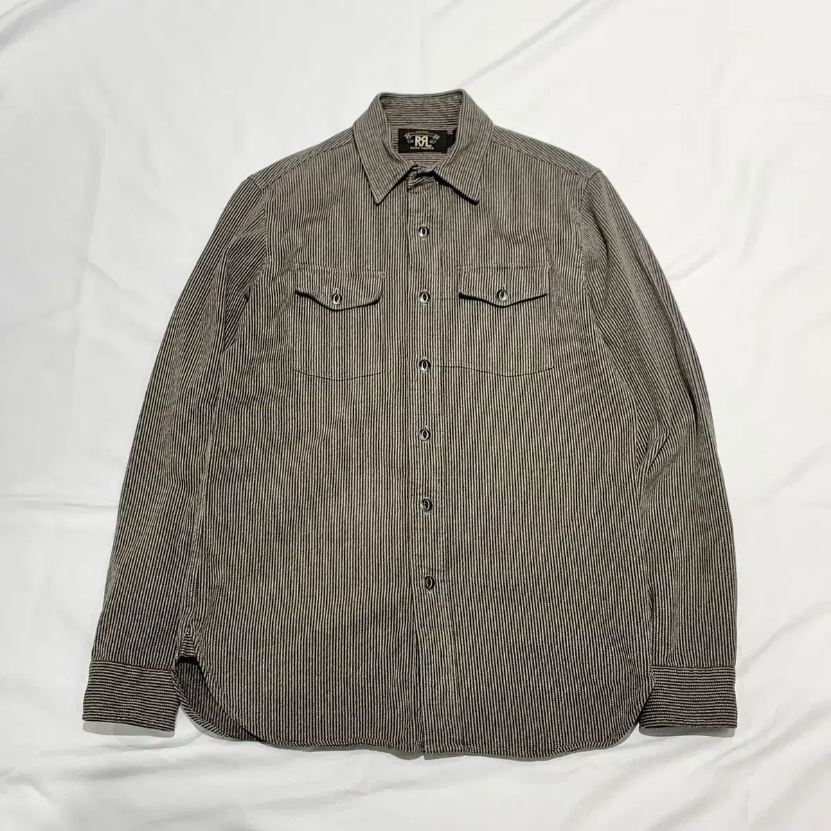 (S) RRL Double L Stripe Western Shirt