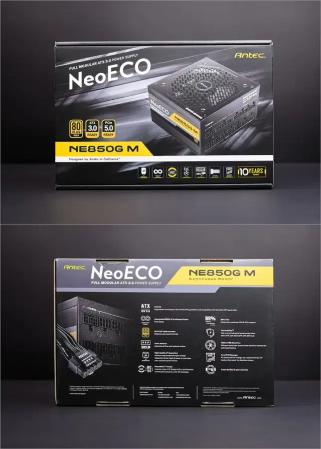 안텍 Neo eco 850w 80plus gold atx3.0 풀모듈러