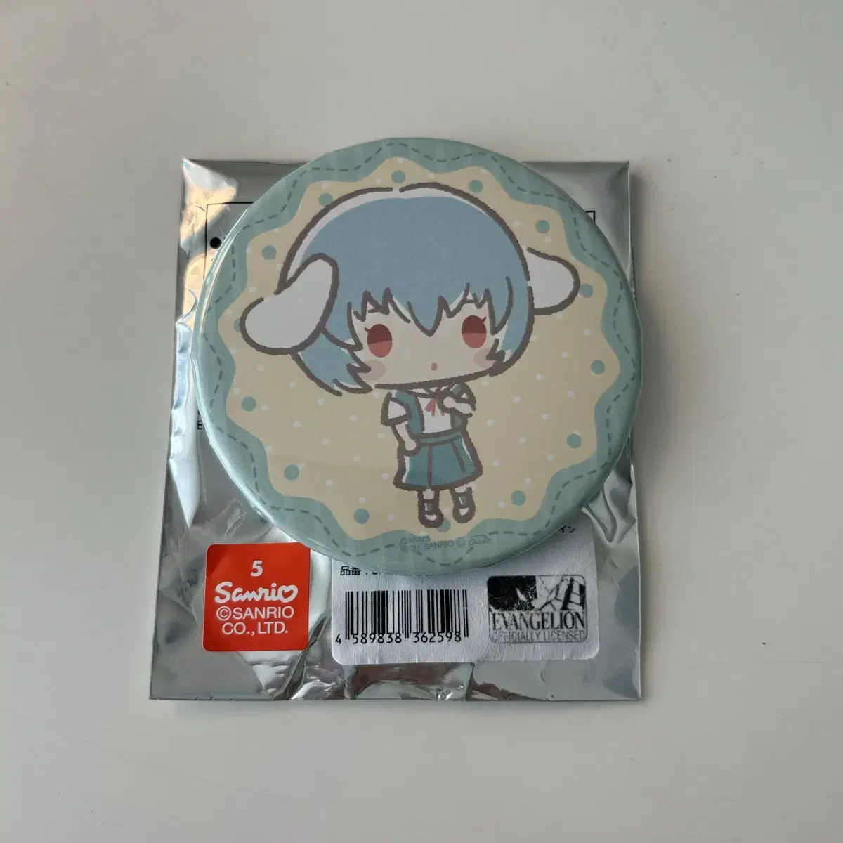 Evangelion lay Sanrio collaboration canvas