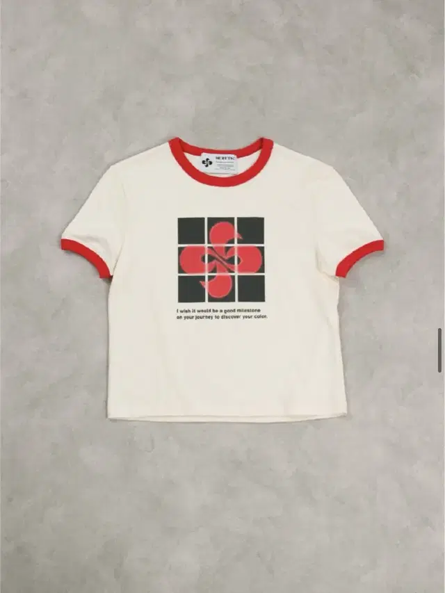 헤레틱 PUZZLE RINGER T-SHIRT / ivory