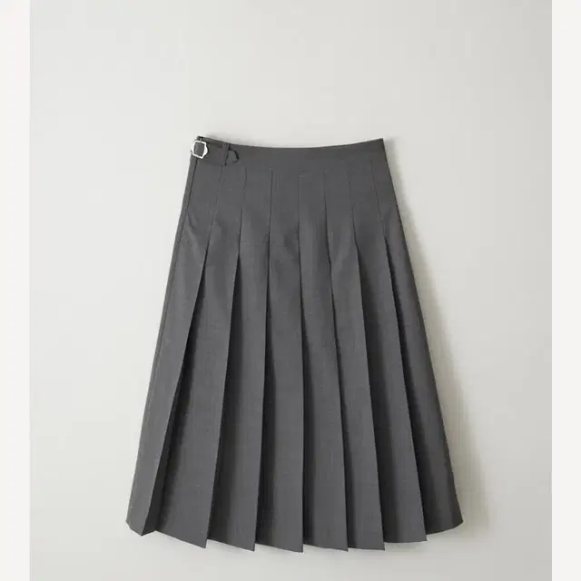 STRAP PLEATS SKIRT - S