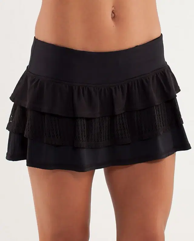 (중고) 룰루레몬 스커트 Nothing to Hide Skirt 블랙