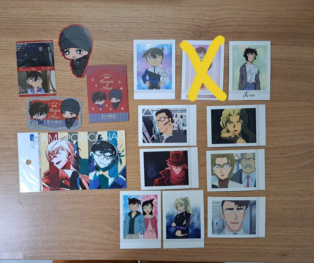 Detective Conan pashakore, Akai Conan stickers, Amuro Conan photos