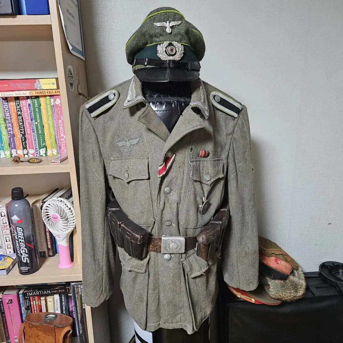 오리 나치 WWII 독일군 정모 군복 세트 Panzergrenadier