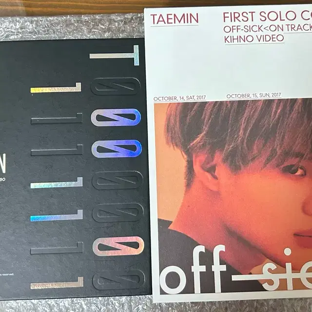 (일괄)샤이니 태민 옵식 티엠아 콘서트 키노 OFF SICK TMI