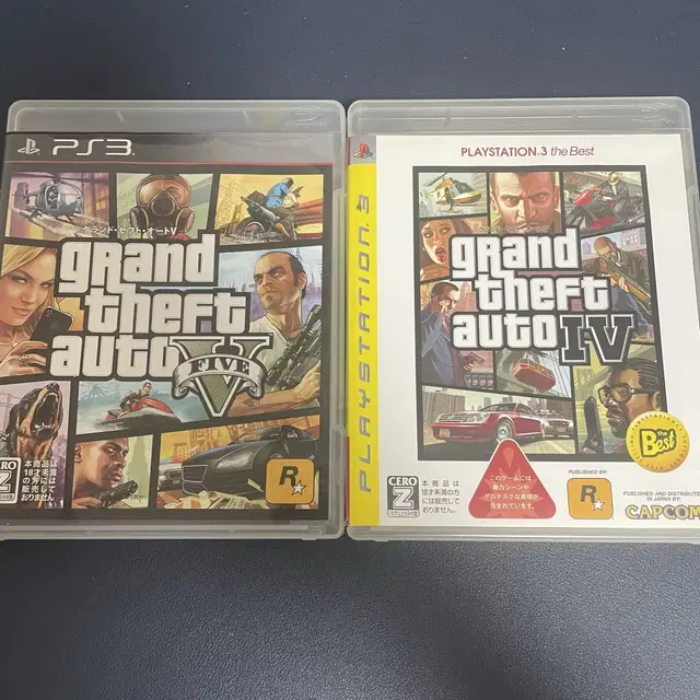 Ps3) GTA4, GTA5 일판 중고 / 상태 좋음