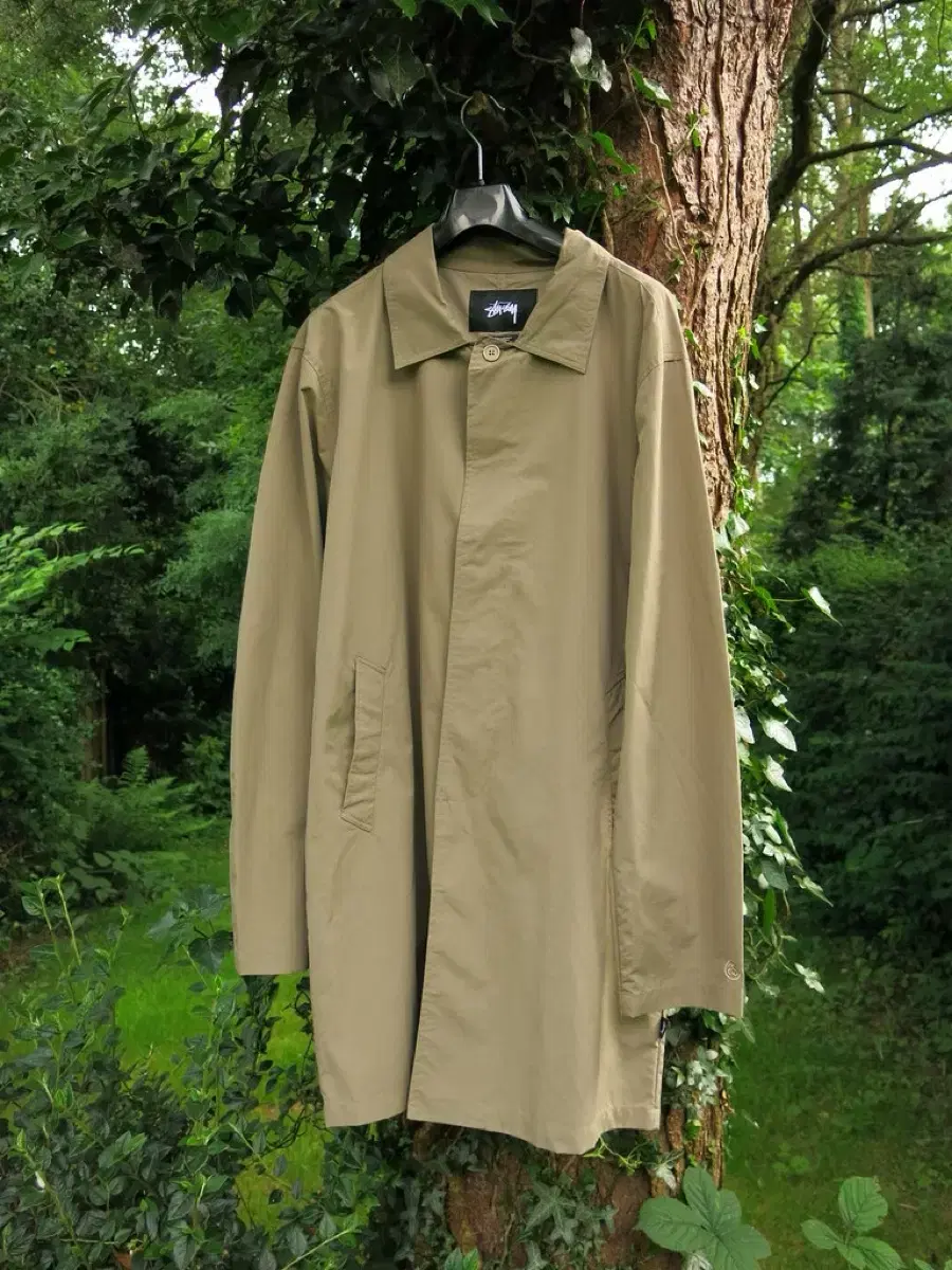 스투시 STUSSY NYLON TRENCH COAT(S)