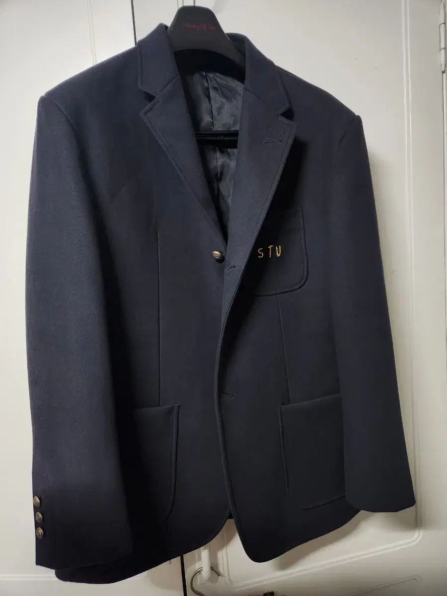 STU 24SS 3-Button Blazer Navy L