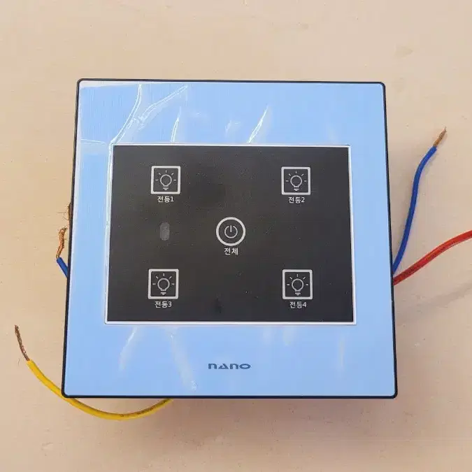 거실 전자식 터치 스위치  4구(새제품)
