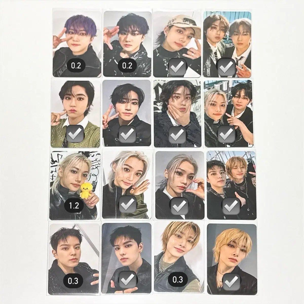 SKZ Concert Stay Zone photocard bang chan/ino/changbin/hyunjin/han/felix/seungmin/i.n.