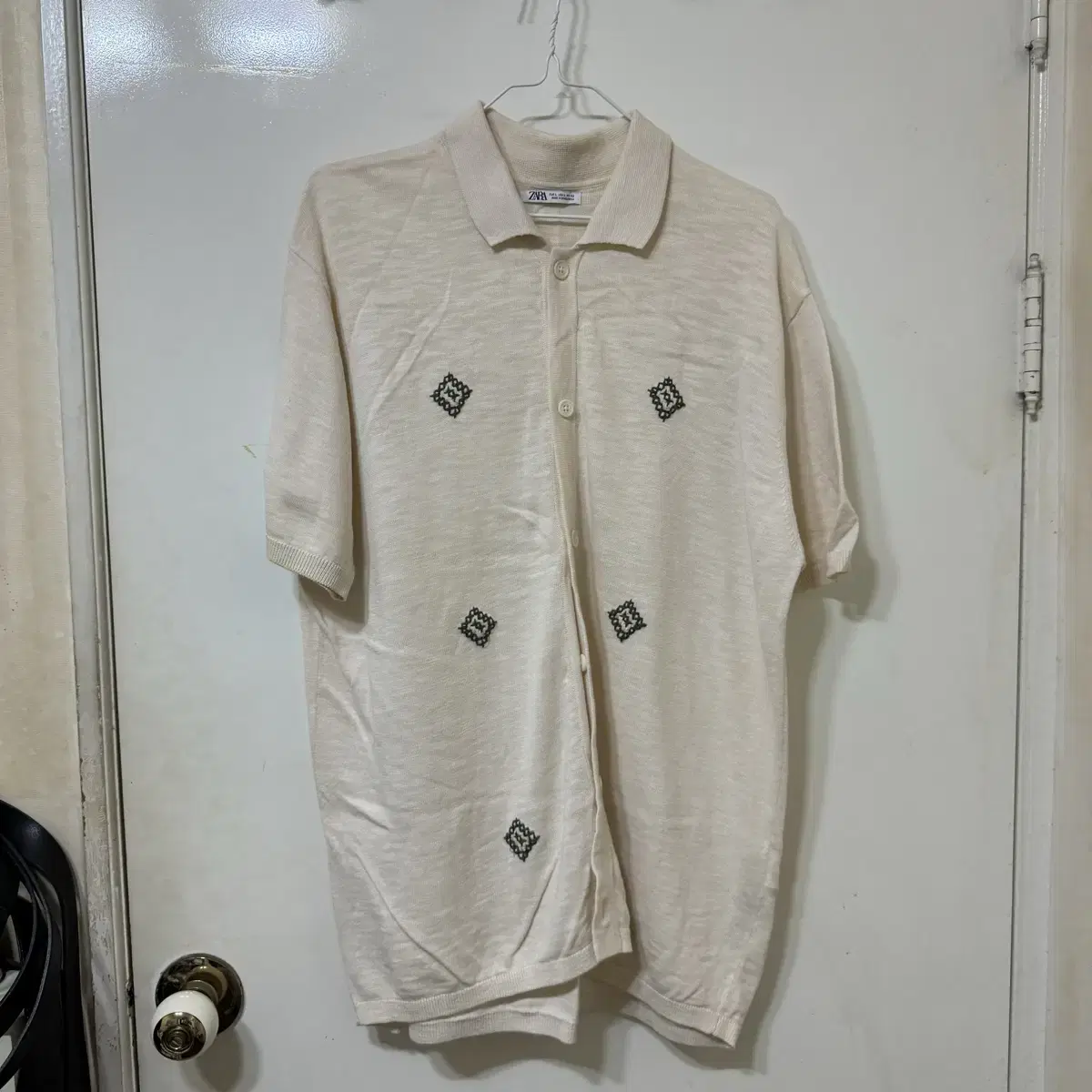 Zara Men's Short sleeve cardigan