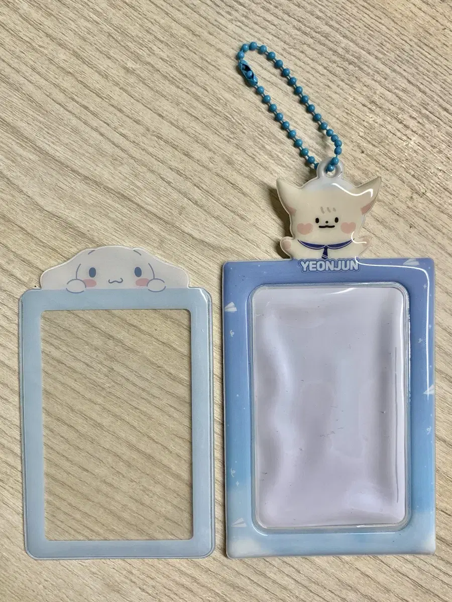 (Sanrio dum!!) txt yeonjun zunlingi photocard holder/ toploader case topku