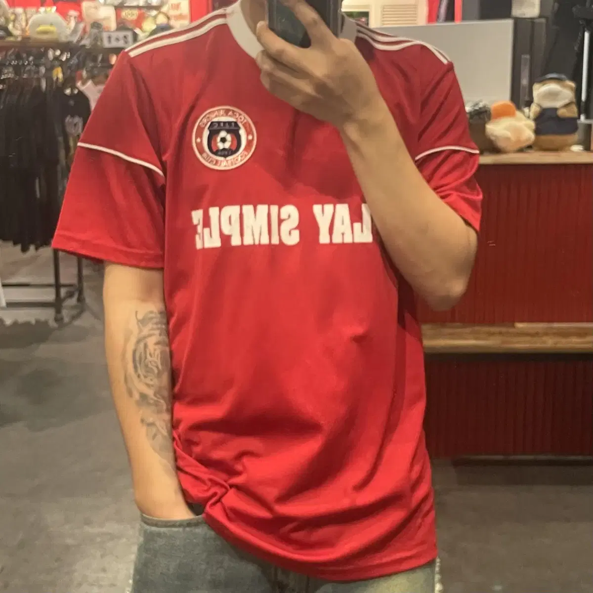 (end305) adidas short sleeve soccer jerseys