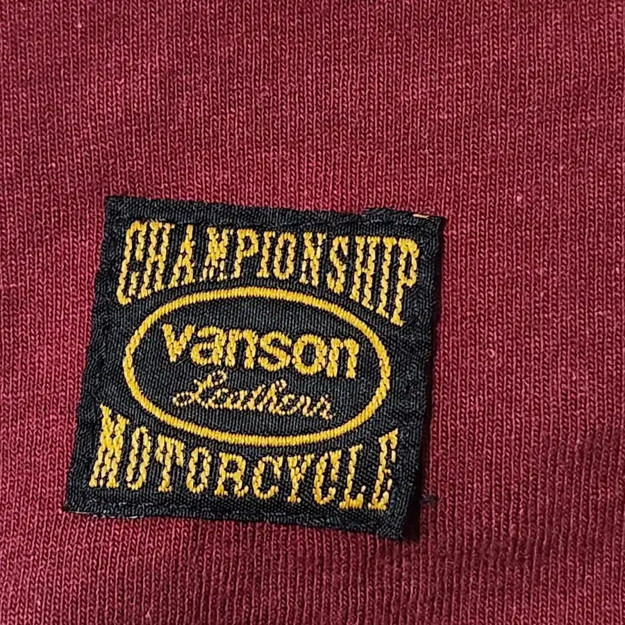 vanson 밴슨 롱슬리브 버건디[Large, made in usa]