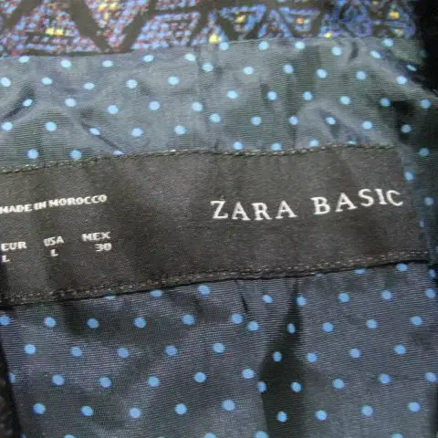 자라(zara) 패턴 실키자켓 66-77