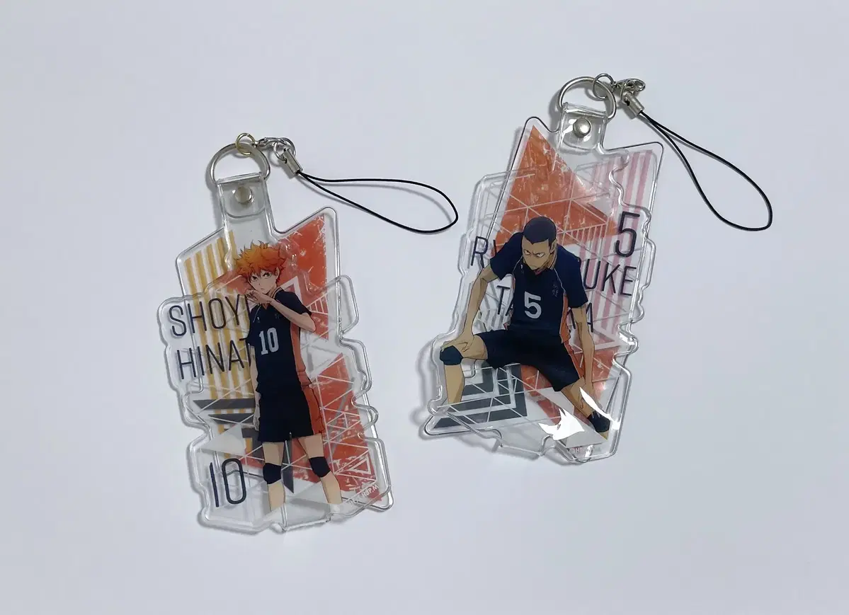 [haikyuu] Hinata+Tanaka keyring sells bundles