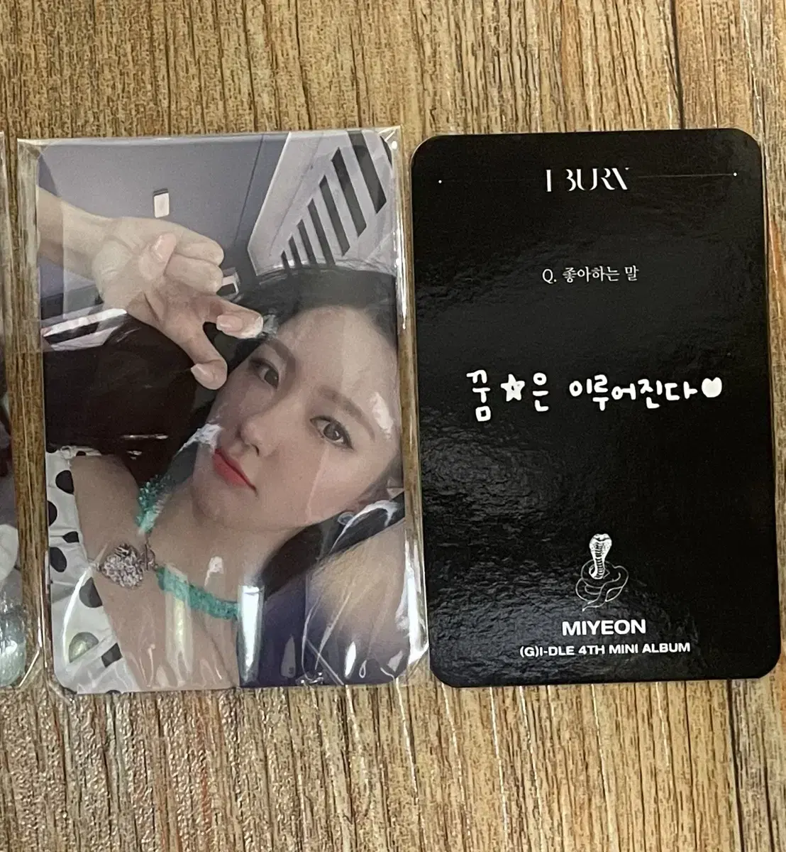 Free shipping)) idle miyeon dumdumdumd unreleased photocard messagephotocardbulk