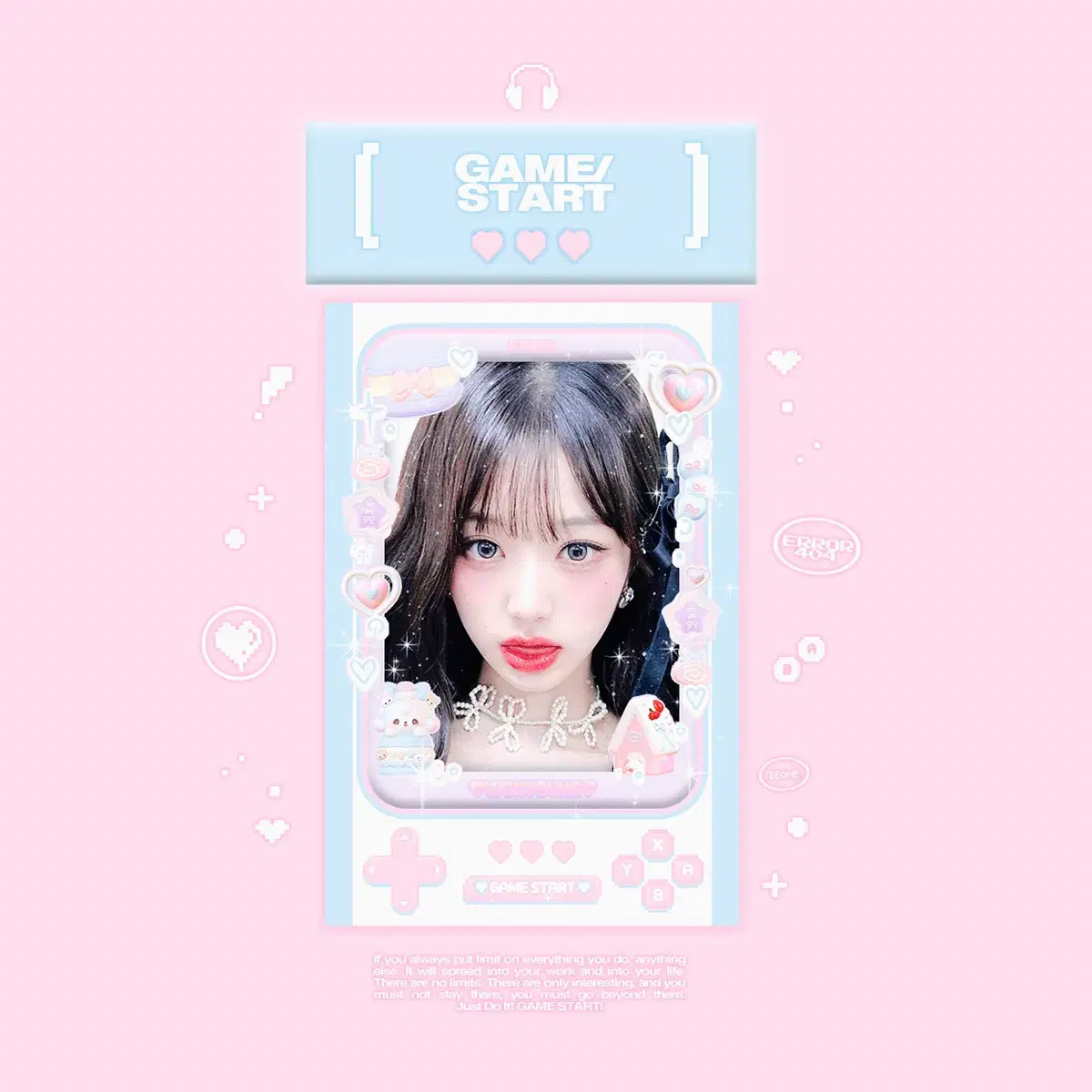 ive wonyoung gamestart unofficial goods squaresticker