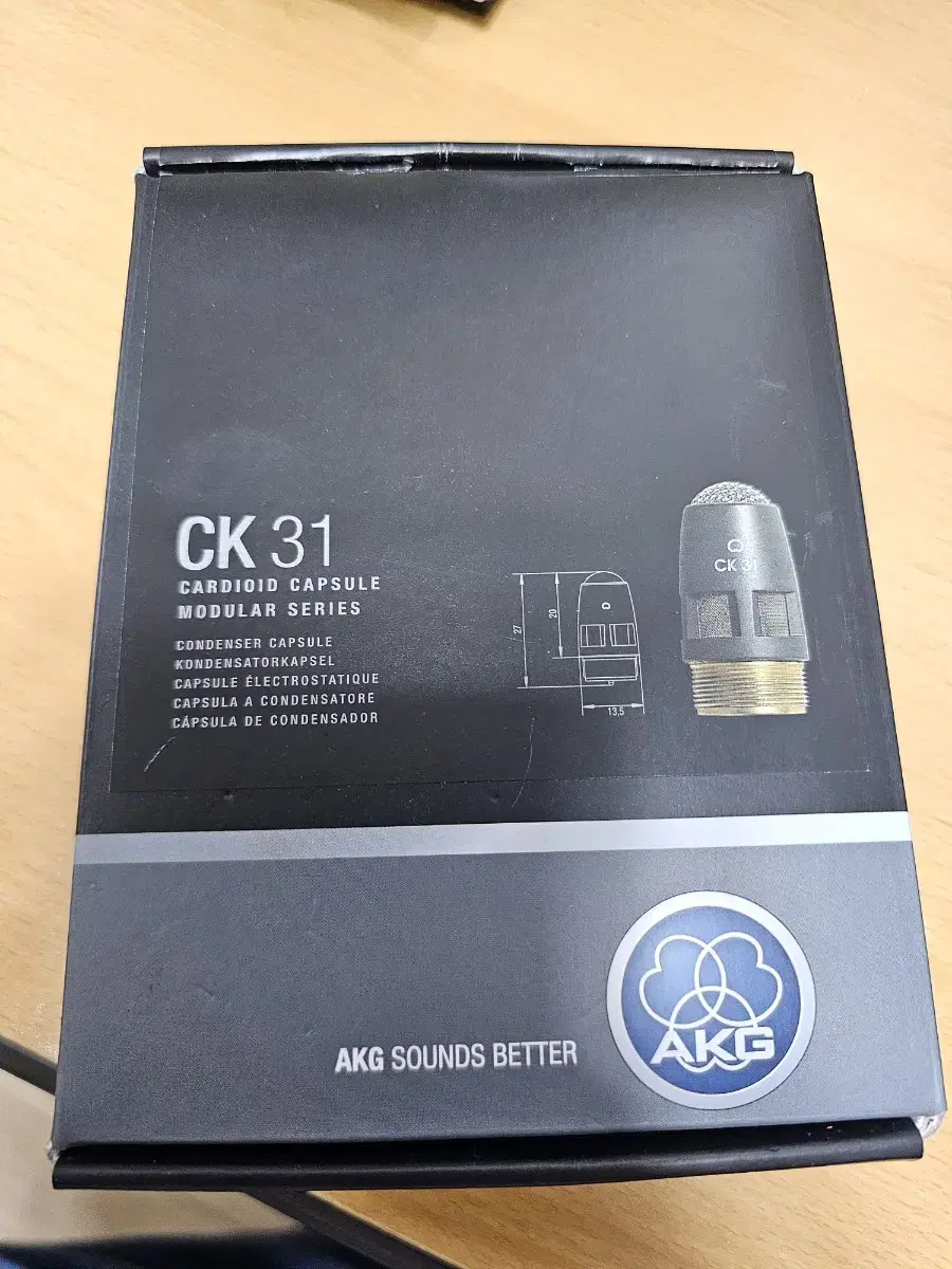 AKG CK31구즈넥 캡슐