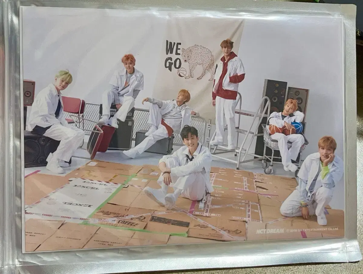 NCT Dream WeeGoUp Goods Organization a4 photo sealed WTS