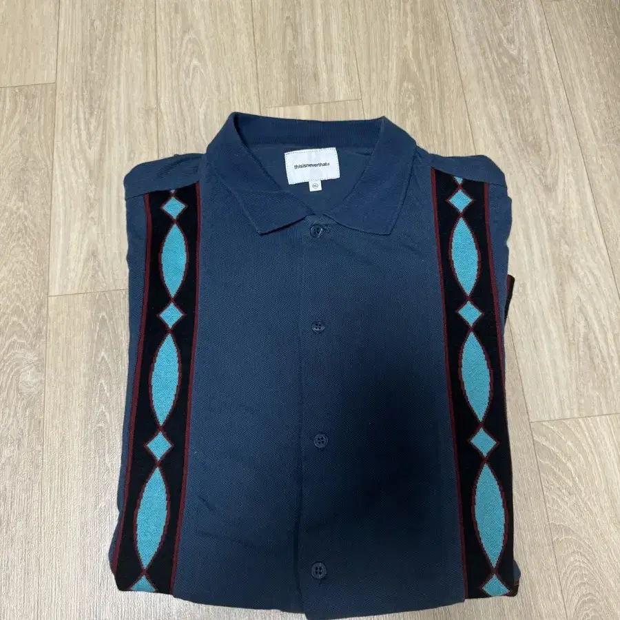 디스이즈네버댓 버튼 업 폴로 Button Up Polo Dark Teal