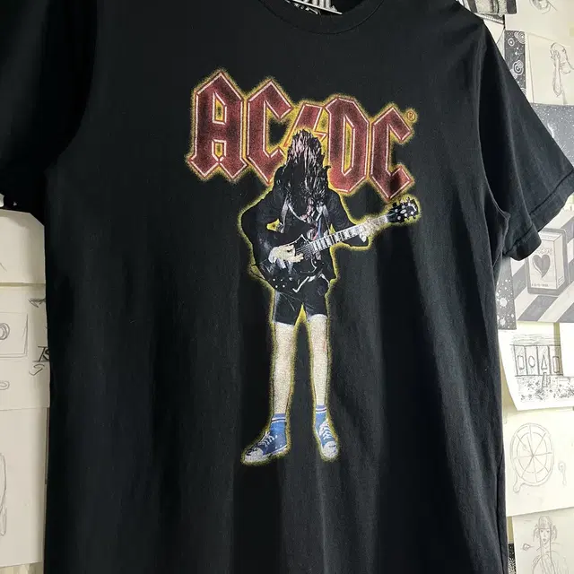 히스테릭 글래머 ACDC 티셔츠