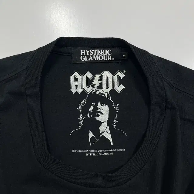 히스테릭 글래머 ACDC 티셔츠