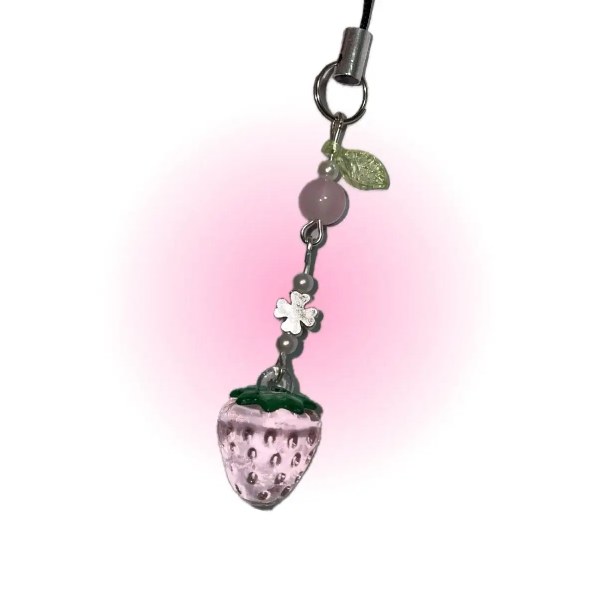 (무배) *strawberry keyring 비즈키링 핸드폰키링