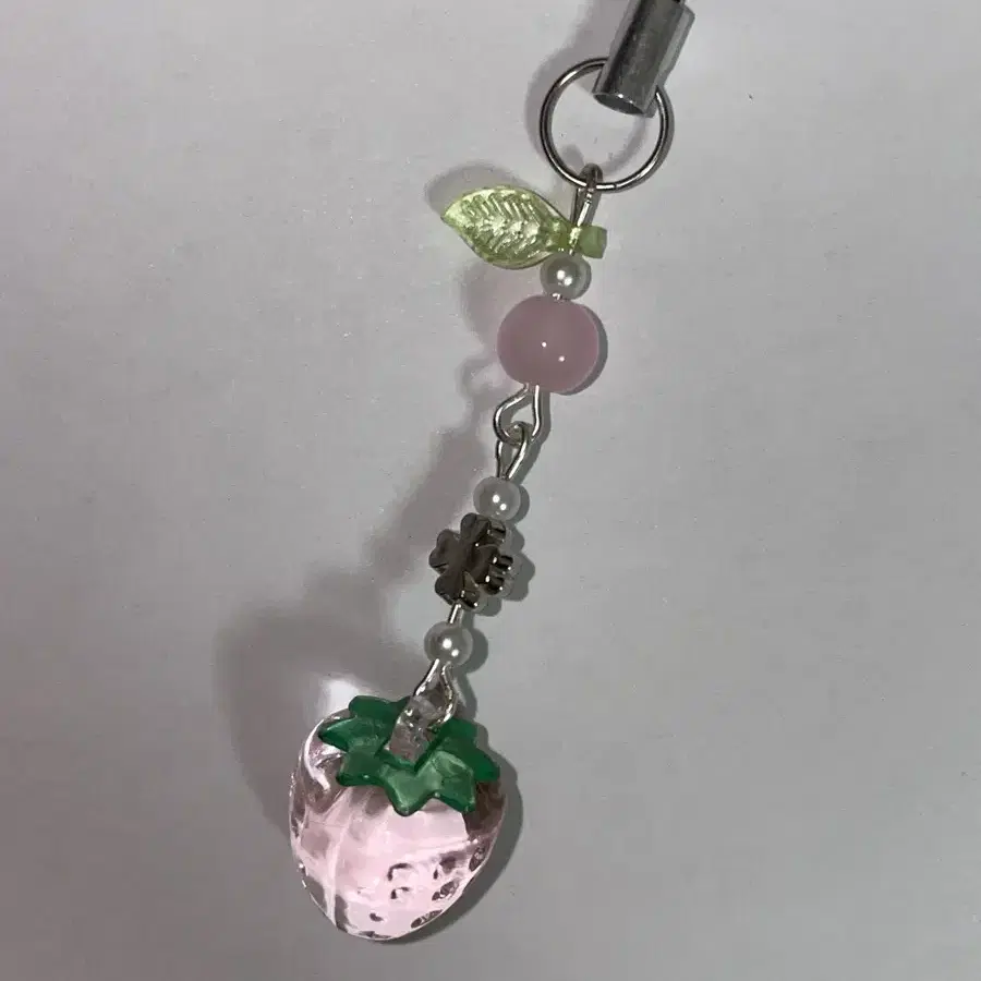 (무배) *strawberry keyring 비즈키링 핸드폰키링