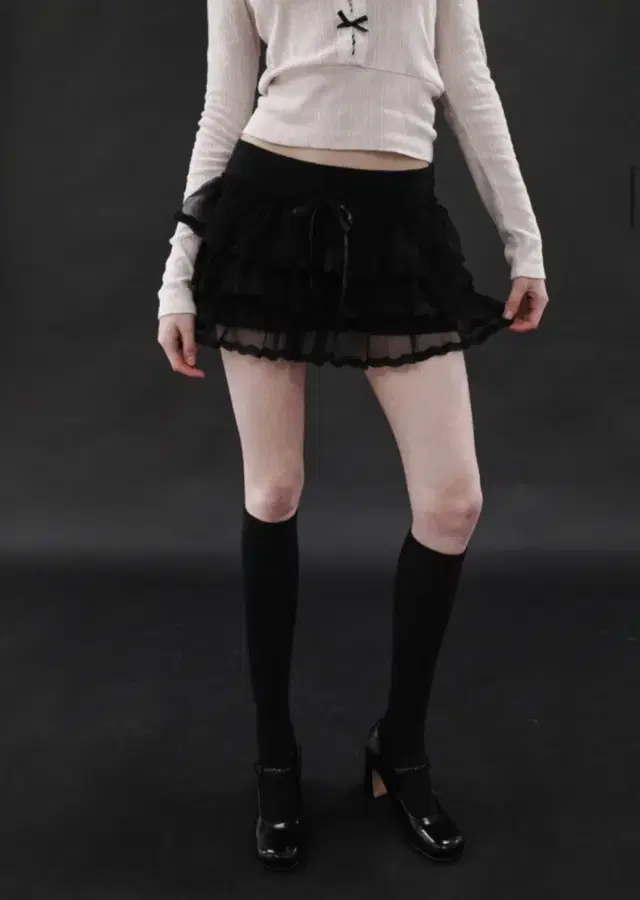 드라이로즈 LACE TUTU PANTS (BK)