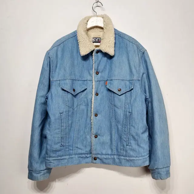 리바이스 LEVIS 80s 양털 쉐르파 데님자켓 청자켓 XL