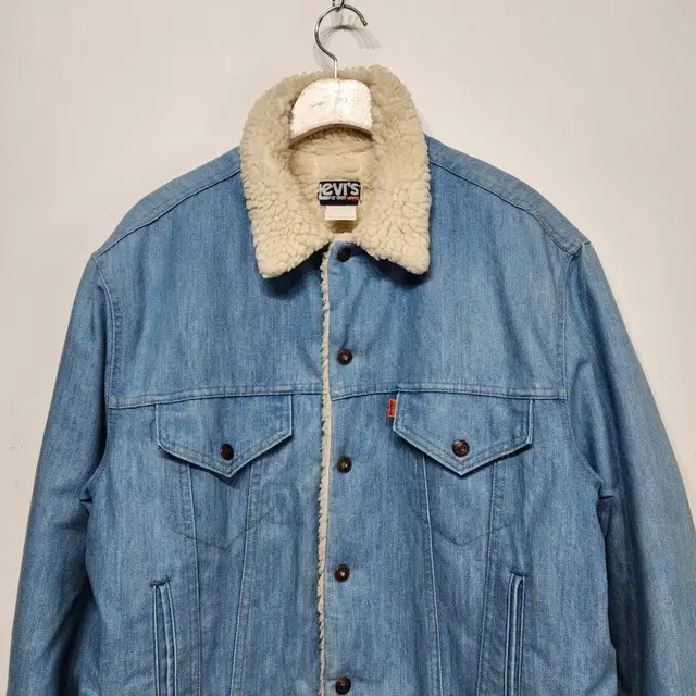 리바이스 LEVIS 80s 양털 쉐르파 데님자켓 청자켓 XL