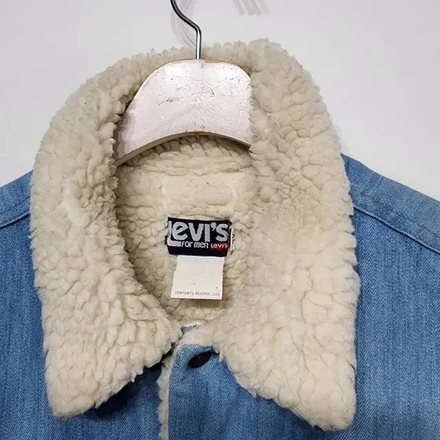 리바이스 LEVIS 80s 양털 쉐르파 데님자켓 청자켓 XL