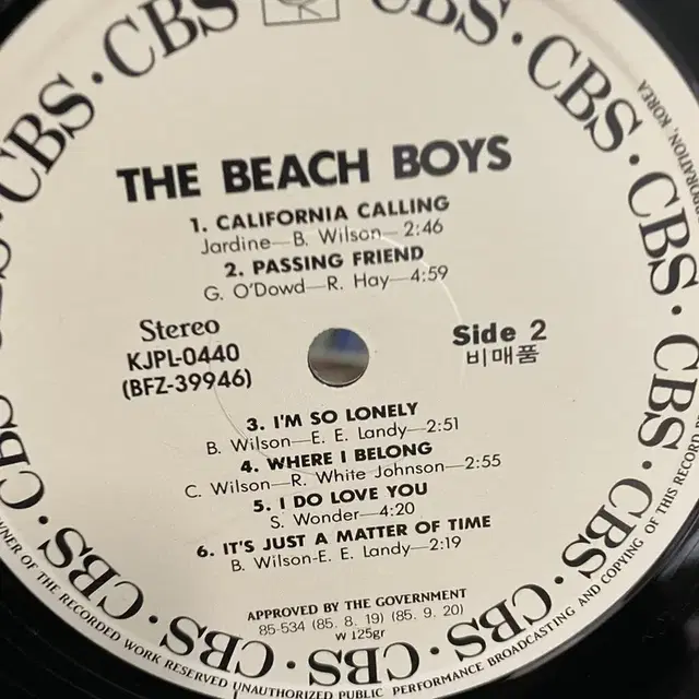 THE BEACH BOYS  LP / AA1268