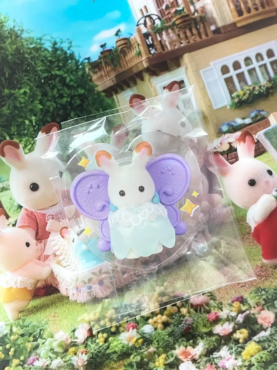 Sylvanian pop up baby fairy tale butterfly fairy chocolate bunny smarttalk griptalk