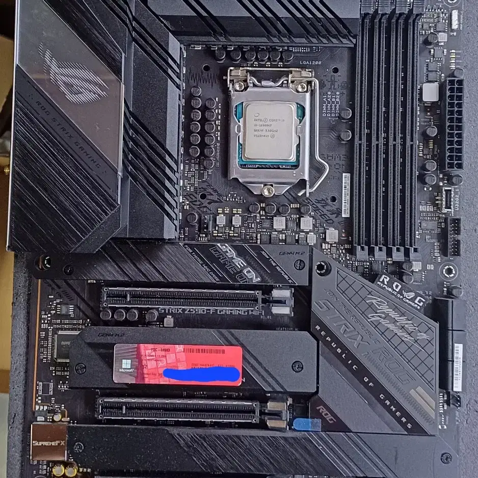 i9 11900kf/ASUS log strix z590-f 게이밍wifi