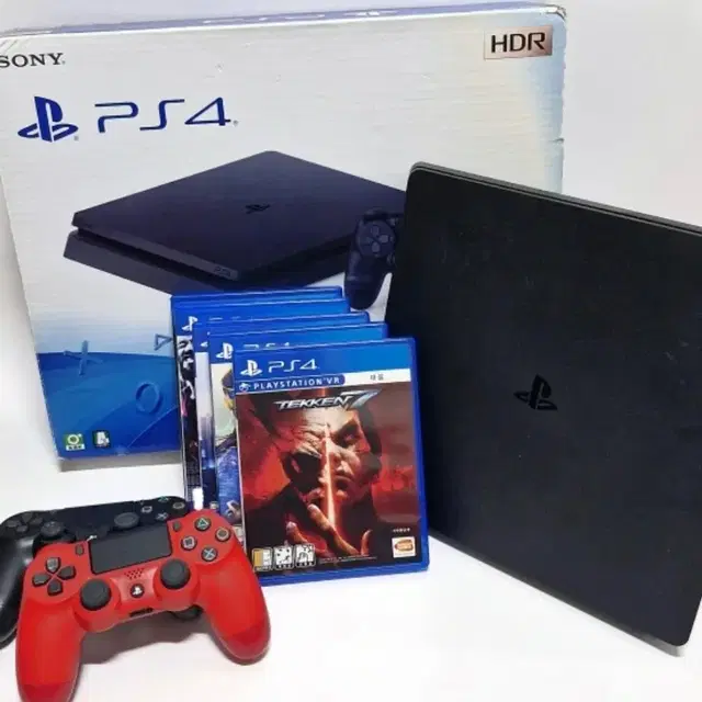 PS4 +게임패드2 + 꿀잼 게임만 CD5개 !