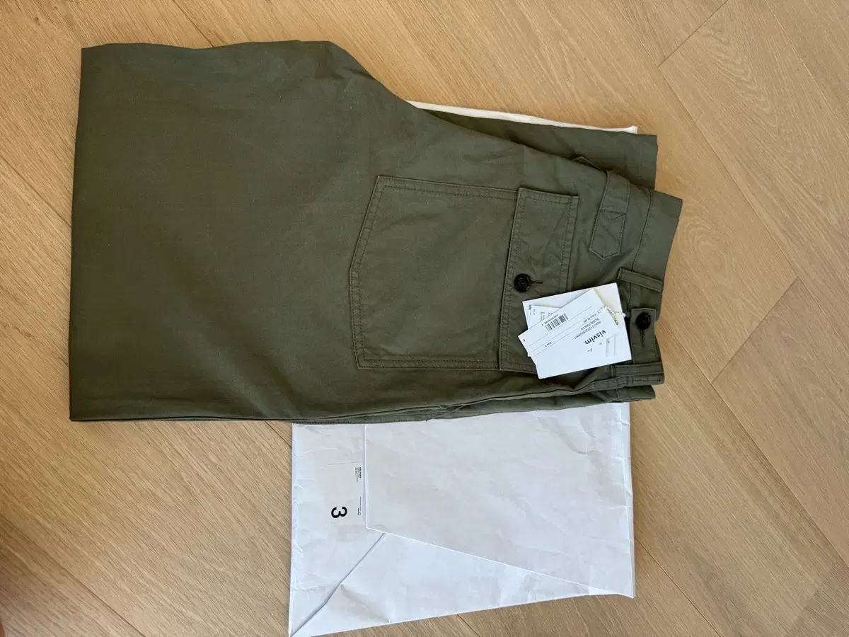 visvim alda pants olive size 3