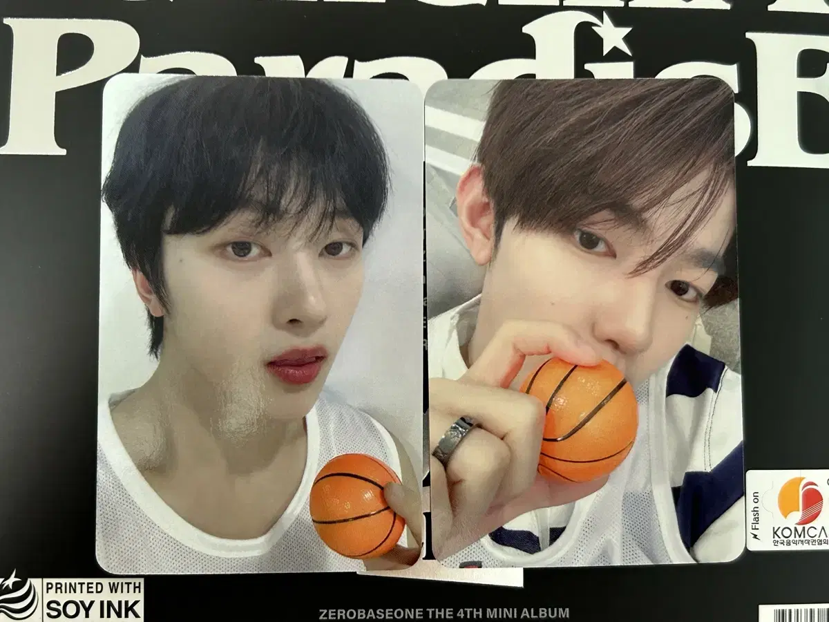 ZB1 apple music unreleased photocard Basketball ver. zhang hao seok matthew Han Yujin